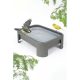 JOHAN 100%-ban újrahasznosított madárfürdő és etető, szürke 31,5x21x10