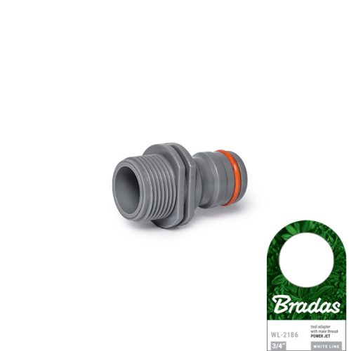 Bradas White Line WL-2186 kuplung adapter 3/4" külső menettel