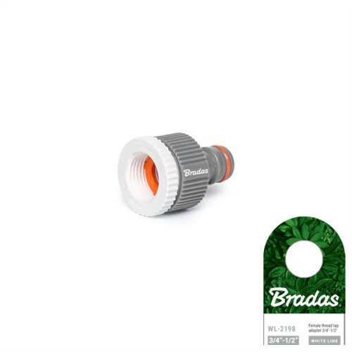 Bradas White Line WL-2198 csapcsatlakozó, 3/4 - 1/2" belső menettel