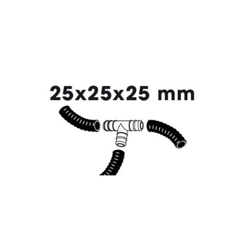 Ubbink T-Tömlőcsatlakozó 25mmx25mmx25mm