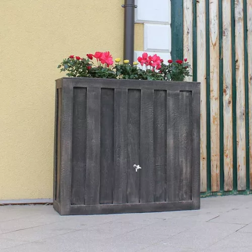 Roto Rainbox esővízgyűjtő tartály 300 L, fa hatású