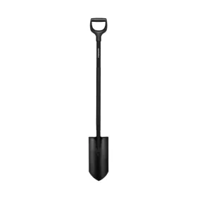 FISKARS Ergonomic Pro ásó, fekete, árokásó, keskeny