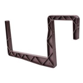 Balkonláda tartó műa. 12 cm barna, szögletes kampóval