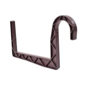 Balkonláda tartó műa. 12 cm barna, kerek kampóval