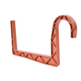Balkonláda tartó műa. 15 cm terracotta, kerek kampóval