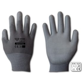   Bradas Pure Grey poliuretán kesztyű 9" - L méret (RWPGY9)