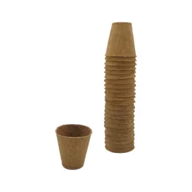   Biológiailag lebomló 100% farost cserép kerek - H6 x O6 cm - 24 x