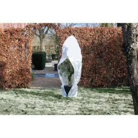   Téli takarófólia zipzárral, fehér átm. D:1,5m, 200x236cm 70g/m2/ fátyolfólia