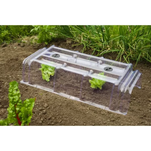 PVC kerti alagút rögzítővel, szellőzővel 22x86x40cm