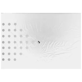 Univerzális perforált fólia, fekete/ezüst 0,95 x 5m