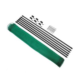   Nature zöld védőháló kisállatokhoz (tartókkal, 1x10 m, 16x16 mm, 50 g/m2)