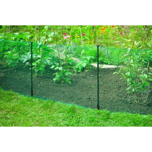 Nature zöld védőháló kisállatokhoz (tartókkal, 1x10 m, 16x16 mm, 50 g/m2)