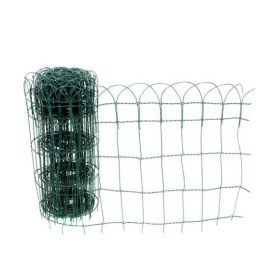   Metalex párizsi drótkerítés, műanyag, zöld, félmerev, 65 cm x 10 m