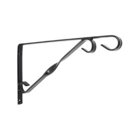 Fali virágtartó kar antracit 30 cm