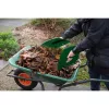 Lombgyűjtő fogantyúval, sötétzöld 2db-os szett