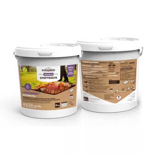 EUROGREEN Lupigreen Autumn növényi eredetű szerves gyeptrágya P56 8 kg (100-160 m2)
