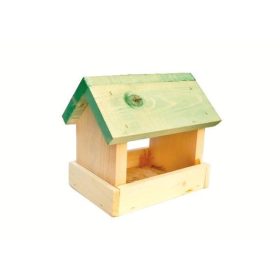 Madáretető Vogel háztetős, fa, 16*19*23 cm