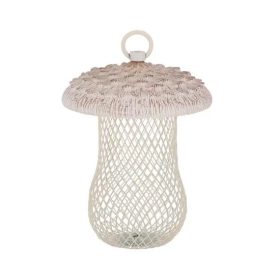 Őzlábgomba alakú mogyorótartó madáretető 13x17 cm