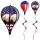 Madárriasztó ballon sasfej mintával, kék-fehér-piros színű
