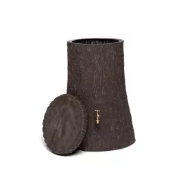   Esővízgyűjtő Little Tree 250 L sötétbarna, kis fatörzs csap nélkül