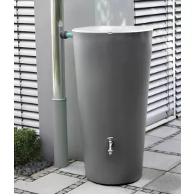   Esővízgyűjtő Rainbowl 210 L antracit, színes edény csap nélkül