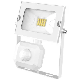   Avide Led Reflektor Slim Smd 10W Nw 4000K Mozgásérzékelős Pir Abssflnw-10W-Pir-W