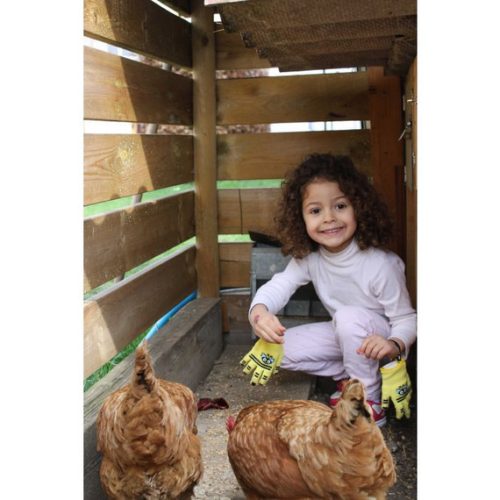 Rostaing gyerek kesztyű méhecskés 5-6 évesek számára