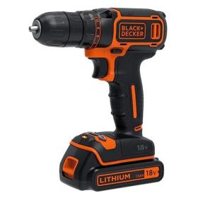   Black and Decker AKKUS FÚRÓ-CSAVARÓZÓ KOFFERBEN BDCDC18K-QW