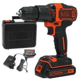Black and Decker AKKUS ÜTVEFÚRÓ-CSAVAROZÓ BDCHD18K-QW