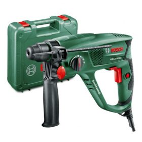  Bosch Pbh 2100 Re Fúrókalapács + Tartozékkészlet Kofferben 06033A9302