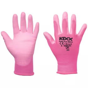 PRETTY PINK kesztyű nylon P rózsaszín 7 méret
