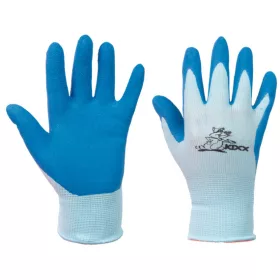 CHUNKY gyerek kesztyű nylon latex tenyér kék 4 méret