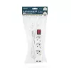 Delight ELOSZTÓ 3-AS, 1,5 M,  2 X USB-VEL, KAPCSOLÓS 20221U