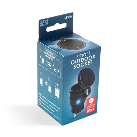 Delight Smart KONNEKTOR DUGALJ KÜLTÉRI, SMART WI-FI-S 55380
