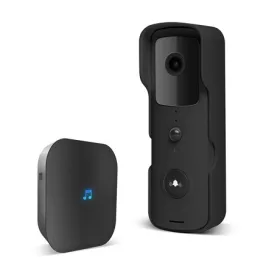   Delight Smart SMART WI-FI-S VIDEÓ KAPUTELEFON SZETT AKKUMULÁTOROS FHD 55386BK