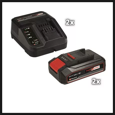 Einhell AKKUS FŰNYÍRÓ GE-CM 36/33 LI KIT (2X2,5 AH) 