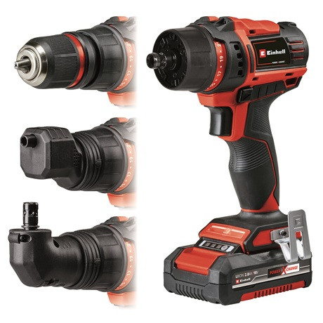 Einhell AKKUS FÚRÓCSAVAROZÓ SZETT TE-CD 18/45 3X-LI +22 1X2,0AH