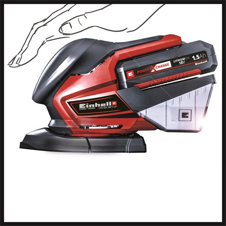 Einhell AKKUS REZGŐCSISZOLÓ TE-OS 18/150 LI - SOLO 