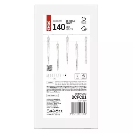 Emos Ledes Jégcsap Fényfüzér Dcpc01