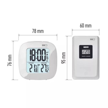 Emos HŐ- ÉS NEDVESSÉGMÉRŐ E0127 E0127