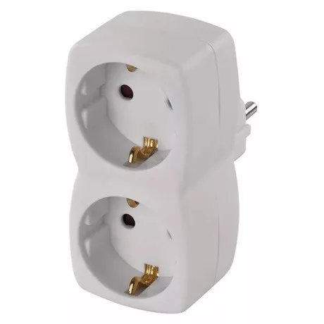 Emos ELOSZTÓ ADAPTER 2X2P+PE P00252