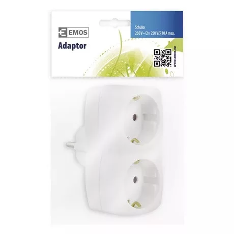 Emos ELOSZTÓ ADAPTER 2X2P+PE P00252
