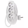 Emos HOSSZABBÍTÓ 2 M / 3 ALJZAT / FEHÉR / PVC / 1 MM2 P0322