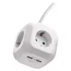 Emos HOSSZABBÍTÓ - KOCKA 1,9 M / 4 ALJZAT / USB / 1,5 MM2 P04219GU