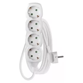   Emos HOSSZABBÍTÓ 3 M / 4 ALJZAT / FEHÉR / PVC / 1,5 MM2 P0423R