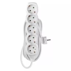   Emos HOSSZABBÍTÓ 5 M / 5 ALJZAT / FEHÉR / PVC / 1,5 MM2 P0525R
