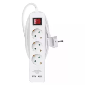   Emos HOSSZABBÍTÓ 2 M / 3 ALJZAT / KAPCSOLÓS / USB / 1,5 MM2 P1322RU