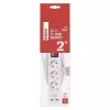 Emos HOSSZABBÍTÓ 2 M / 3 ALJZAT / KAPCSOLÓS / USB / 1,5 MM2 P1322RU