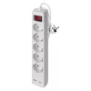 Emos HOSSZABBÍTÓ 3 M / 5 ALJZAT / KAPCSOLÓS / USB A + C / 1,5 MM2 P1523CU