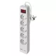 Emos HOSSZABBÍTÓ 3 M / 5 ALJZAT / KAPCSOLÓS / USB A + C / 1,5 MM2 P1523CU